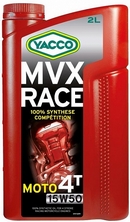Объем 2л. YACCO MVX Race 4T 15W-50 - 332024