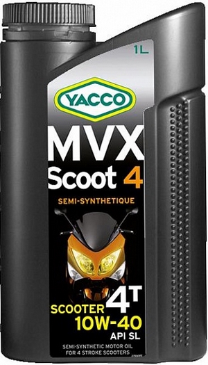 Объем 1л. YACCO MVX Scoot 4 10W-40 - 332825 - Автомобильные жидкости. Розница и оптом, масла и антифризы - KarPar Артикул: 332825. PATRIOT.