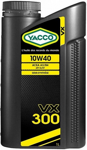Объем 1л. YACCO VX 300 10W-40 - 303325 - Автомобильные жидкости. Розница и оптом, масла и антифризы - KarPar Артикул: 303325. PATRIOT.