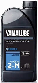 Объем 1л. YAMAHA Yamalube 2-M TC-W3 RL Marine Mineral Oil - 90790BG20500